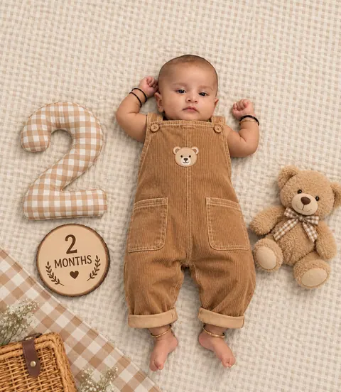Baby's Two-Month Teddy Bear Picnic-2