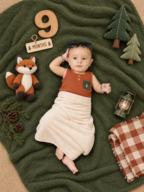 Woodland Camping Nine-Month Milestone-5