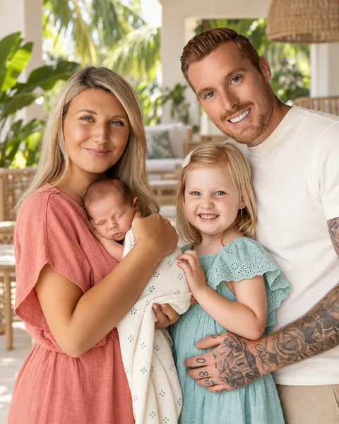 Family Portrait on a Tropical Veranda-5