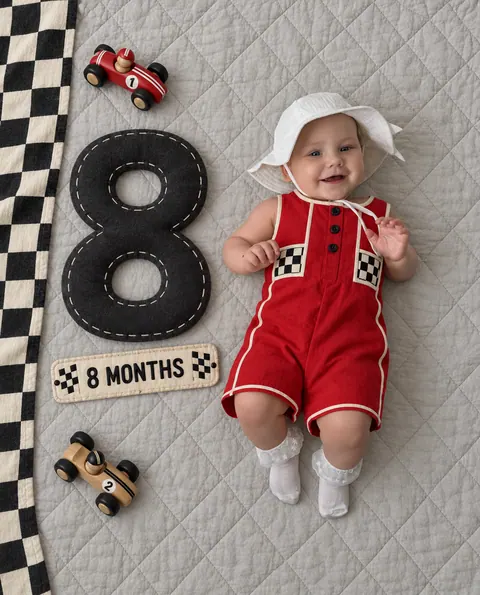 Little racing champion at eight months-9
