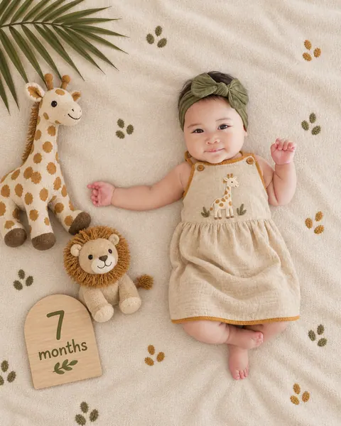 Seven-month safari nursery portrait-10