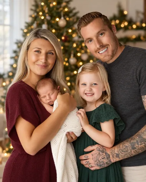 Cozy winter family portrait-1